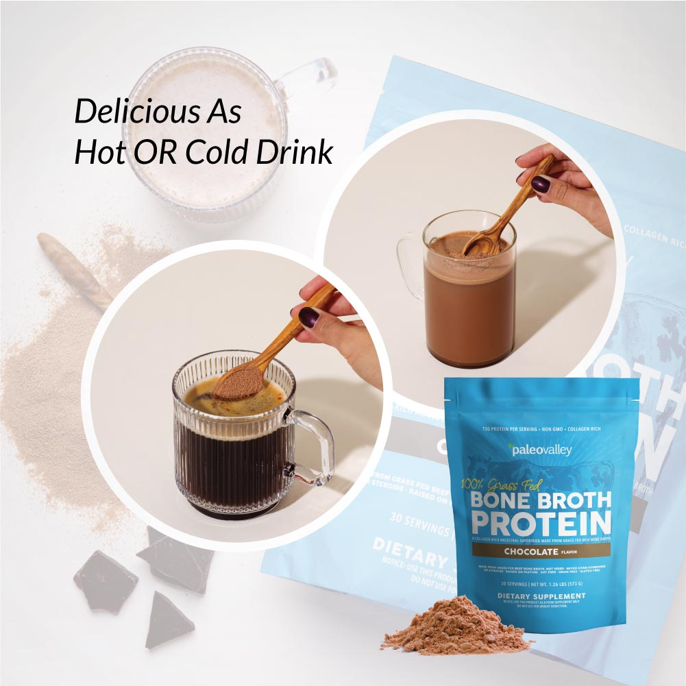 100% GRASS FED BONE BROTH PROTEIN